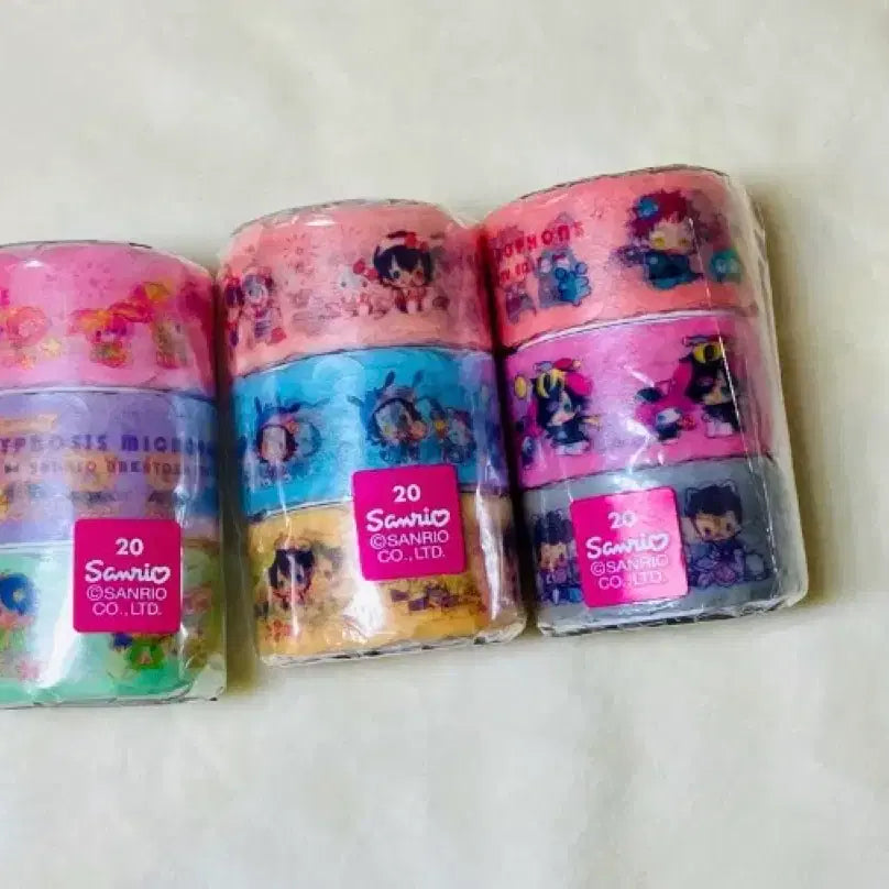[BUNJANG] HipmaixSanrio Collaboration Washi Tape Set - Sealed / 소장용 미개봉 히프마이x산리오 콜라보 마테 3종 일괄