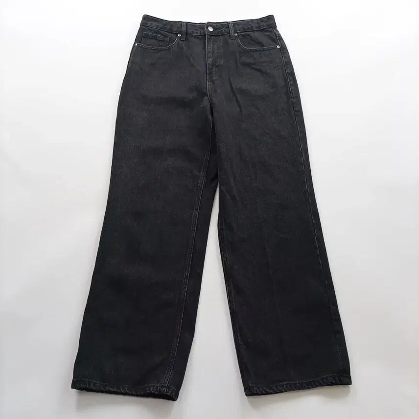 [BUNJANG] Musinsa Standard Black Straight Denim Pants Size 31 / 무신사스탠다드 청바지 사이즈31 일자 흑청 데님팬츠 남자 남성 B1671
