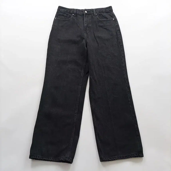 [BUNJANG] Musinsa Standard Black Straight Denim Pants Size 31 / 무신사스탠다드 청바지 사이즈31 일자 흑청 데님팬츠 남자 남성 B1671