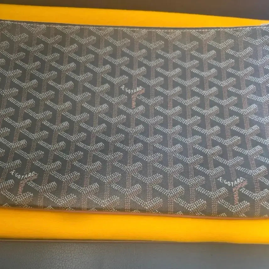 [BUNJANG] Goyard Sena Pouch Clutch MM Black/Tan / [정품/풀구성] 고야드 세나 클러치 MM 블랙/탄 (상태 최상)
