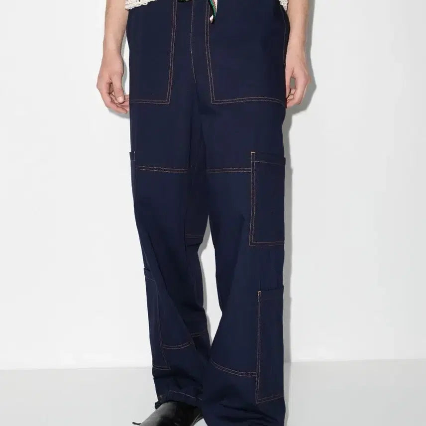 [BUNJANG] Wales Bonner Bamako Wide Leg Denim Pants / 웨일즈보너 와이드 바마코 데님 팬츠