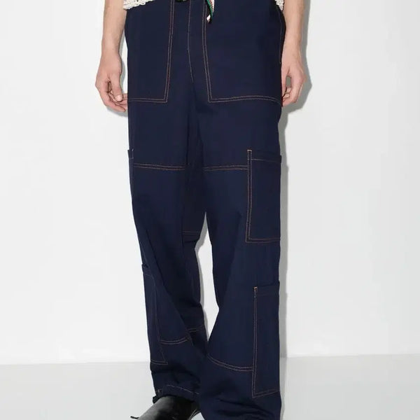 [BUNJANG] Wales Bonner Bamako Wide Leg Denim Pants / 웨일즈보너 와이드 바마코 데님 팬츠