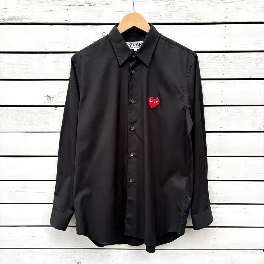 [BUNJANG] Comme des Garçons Black Shirt / Comme des Garcons 꼼데가르송 검정 셔츠