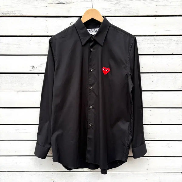 [BUNJANG] Comme des Garçons Black Shirt / Comme des Garcons 꼼데가르송 검정 셔츠