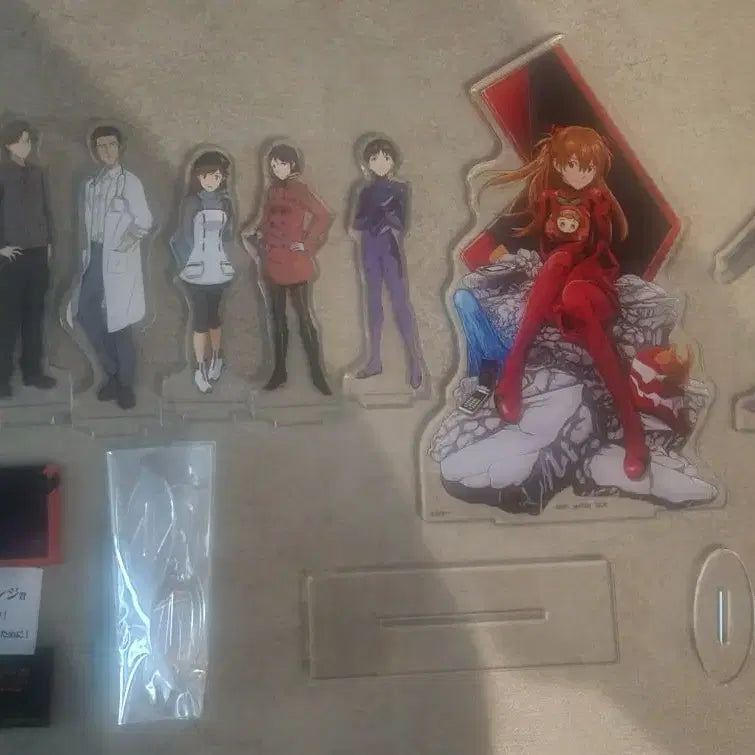[BUNJANG] Evangelion Acrylic Stand Set (10 Types) / 에반게리온 아크릴 스탠드 10종