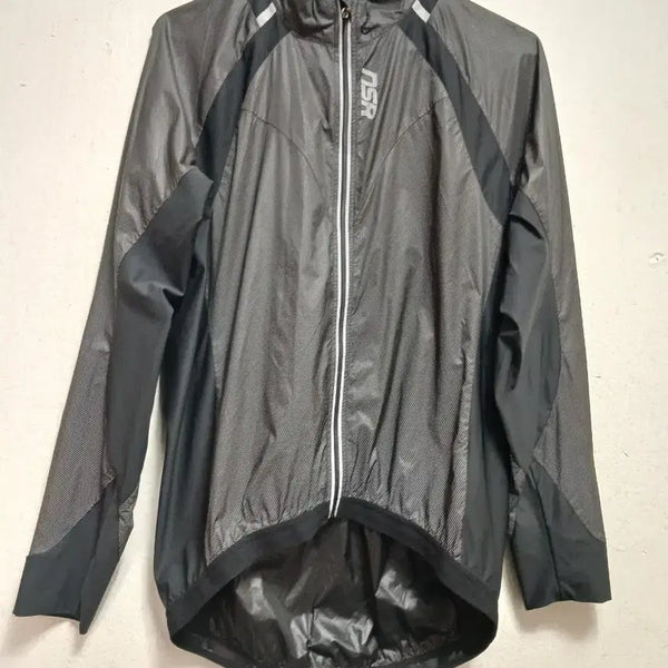 [BUNJANG] NSR Men's Windbreaker Jacket Black Size M (95) / NSR 남성 바람막이 자켓 블랙 자전거의류 라이딩 사이즈 M 95