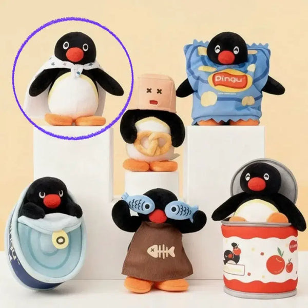 [BUNJANG] Pingu Hide-and-Seek Series Cape Pingu Doll / 핑구 숨바꼭질 시리즈 망토핑구 미개봉