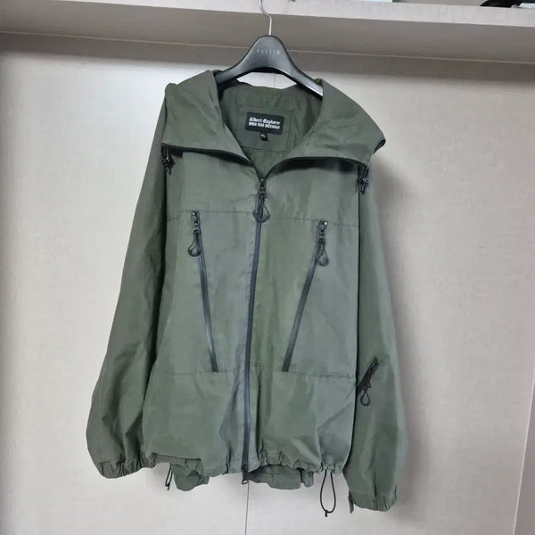 [BUNJANG] Uniform Bridge Albert Explorer Windbreaker Khaki XL / XL)유니폼브릿지남성 알버트 익스플로러 바람막이