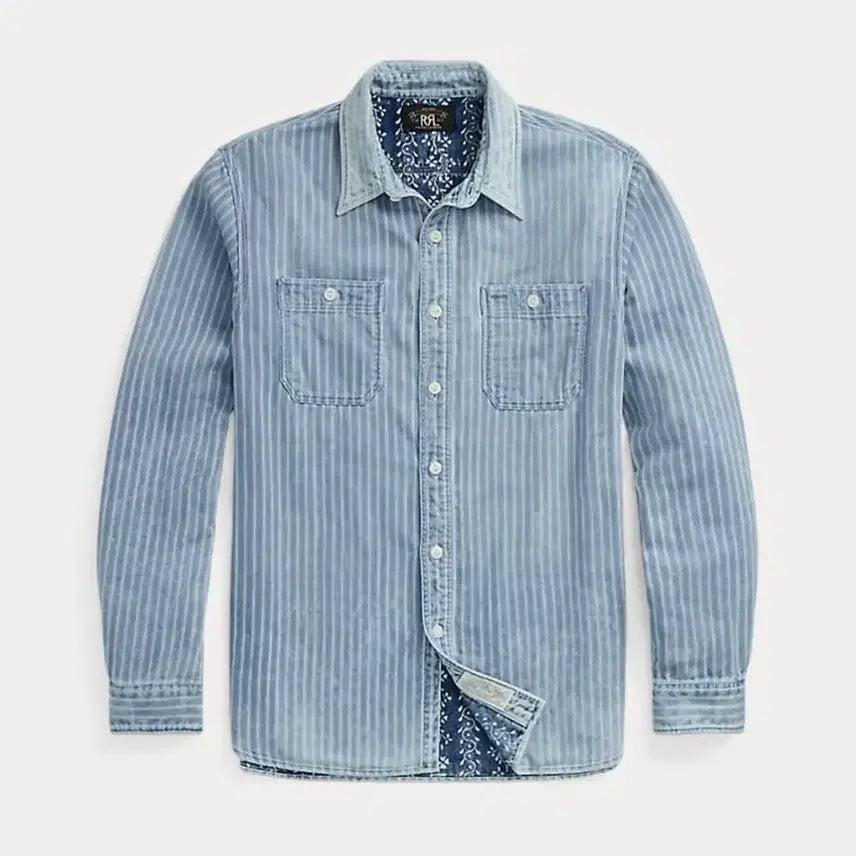 [BUNJANG] RRL Doubleface Work Shirt M / RRL 더블알엘 더블페이스 워크 셔츠 M