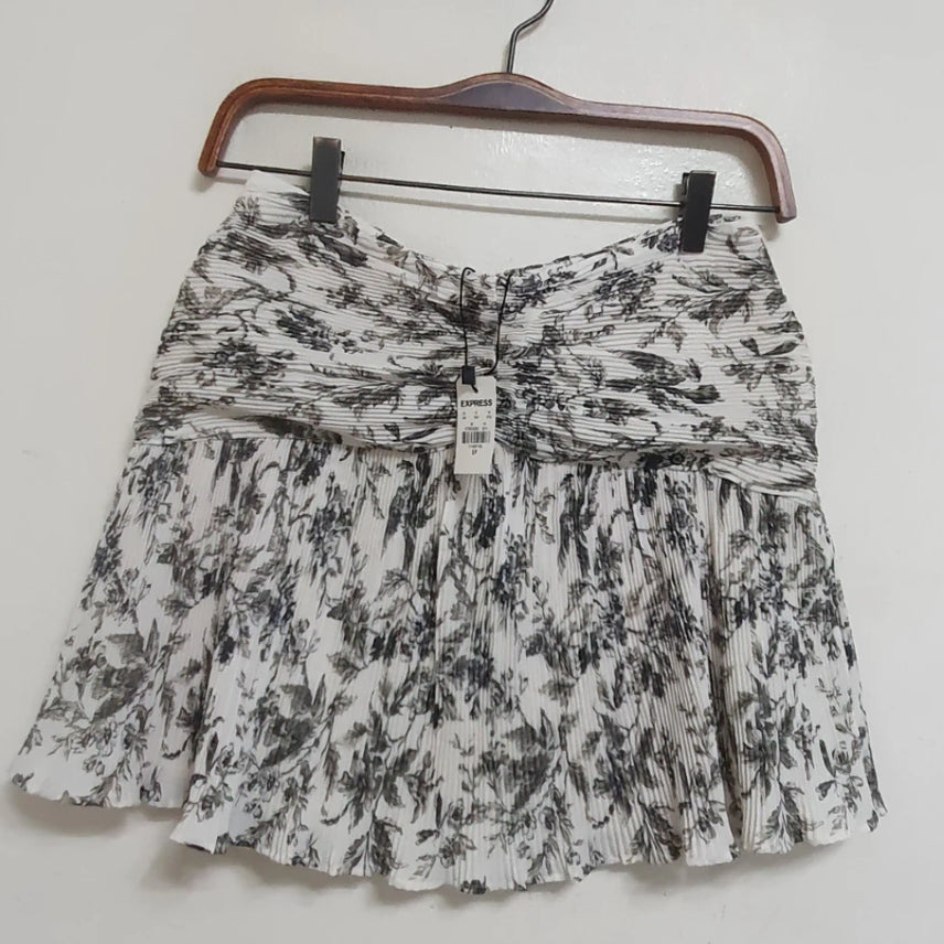 [BUNJANG] Express Pleated Layered Skirt/Top S Size / EXPRESS 플리츠 레이어드