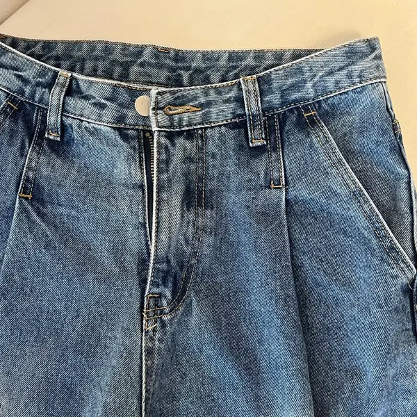 [BUNJANG] Acne Studios Washed Balloon Fit Wide Denim (Size S) / [택포, 새상품] 아크시 원턱 워시드 벌룬핏 와이드 데님 S사이즈