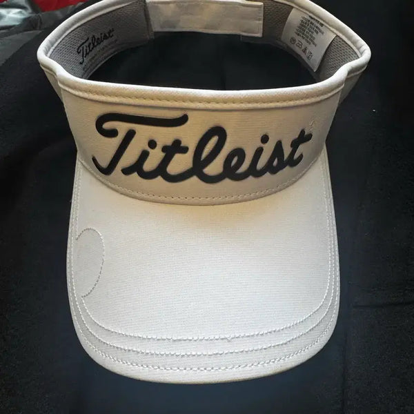 [BUNJANG] Titleist Golf Wide Brim Visor Hat White / 타이틀리스트 골프 챙 넓은 바이저 모자 화이트