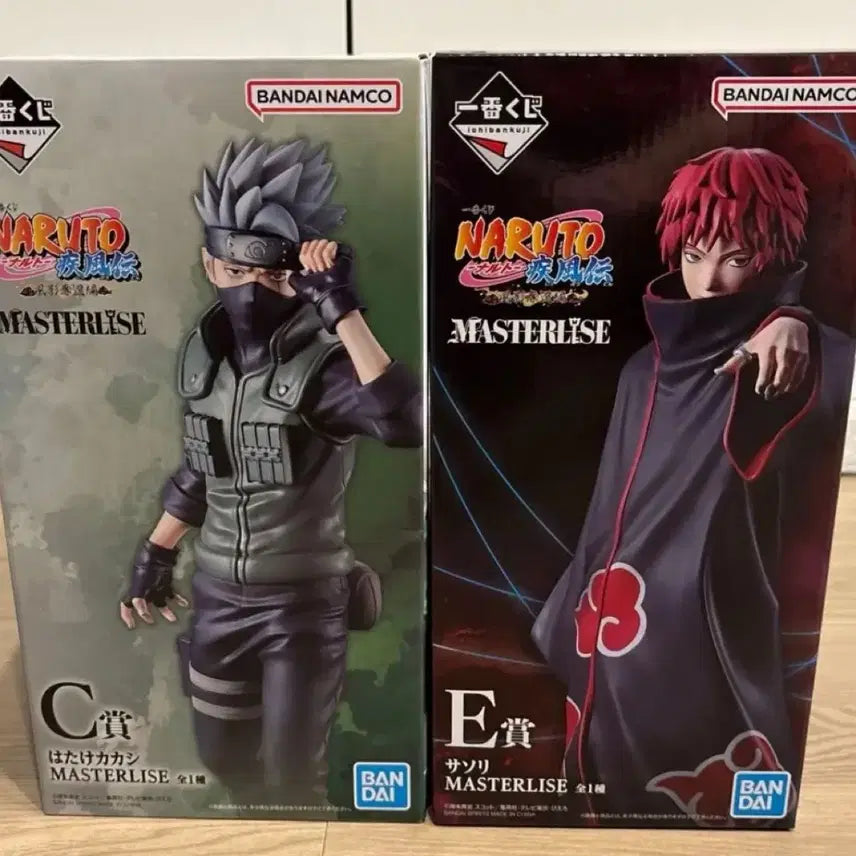 [BUNJANG] Naruto Shippuden Ichiban Kuji E Prize Sasori & C Prize Kakashi Figure Set / (택포10.0) 나루토 질풍전 이치방쿠지 E상 사소리 C상 카카시 피규어