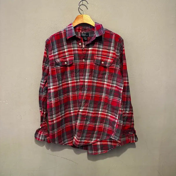 [BUNJANG] Polo Ralph Lauren Authentic Checkered Shirt / 폴로랄프로렌 정품 체크셔츠