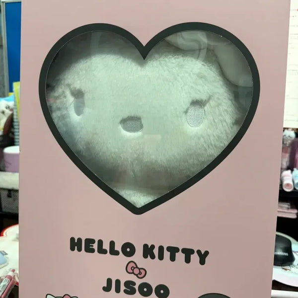 [BUNJANG] Hello Kitty x Jisoo Collaboration Plush Doll White 40cm New / 헬로키티 지수 콜라보 인형 화이트 40cm 새상품