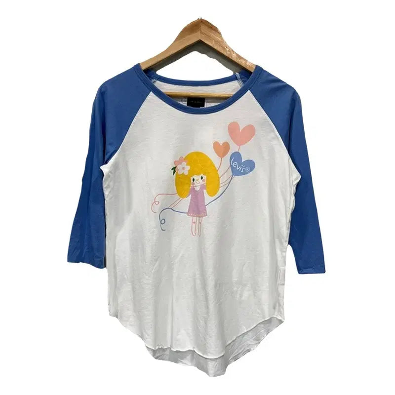 [BUNJANG] Levi's 5-Sleeve Raglan T-Shirt / A4024[LEVI'S] 리바이스 5부 긴팔 티 M