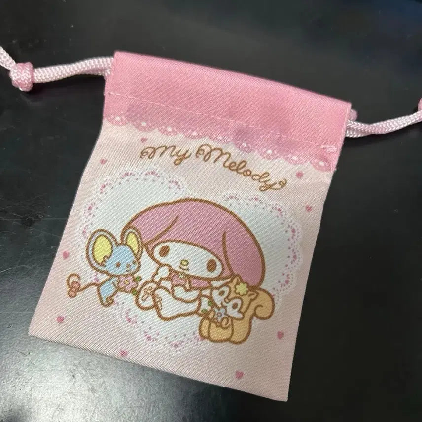 [BUNJANG] Sanrio My Melody Random Mini Drawstring Pouch / 산리오 랜덤 미니 복조리 파우치 마이멜로디