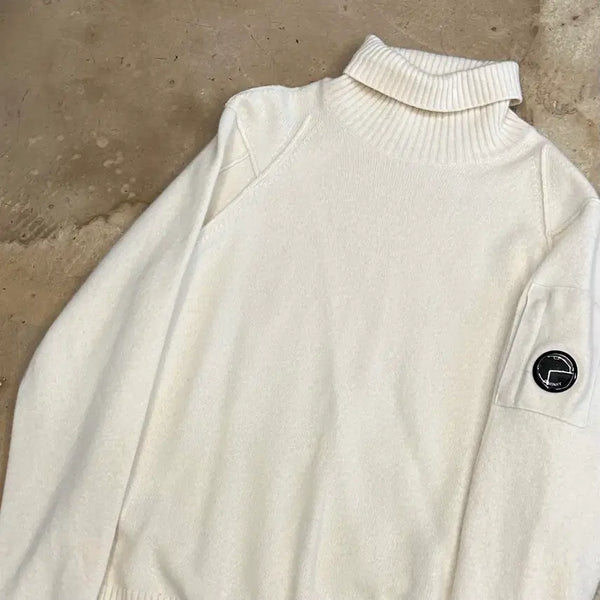 [BUNJANG] C.P. Company Lens Detail Turtleneck Knit / 54 C.P 컴퍼니 랜즈 디테일 터틀넥 니트 23