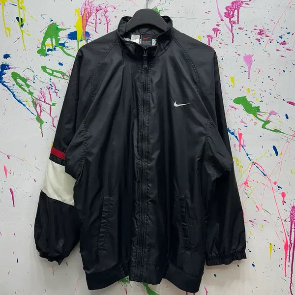 [BUNJANG] 90s Nike Old School Windbreaker Jacket Size 105 / 90s 나이키 올드스쿨 바람막이 105