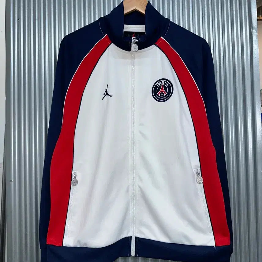 [BUNJANG] Nike Jordan x Paris Saint-Germain Track Jacket Jersey XXL / [XXL] 황금사이즈 나이키 조던 x 파리 생제르맹 트랙 재킷 저지