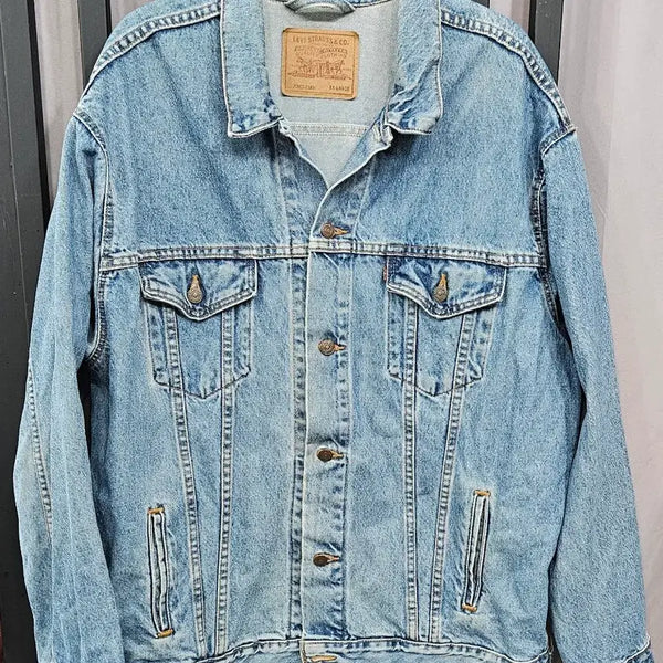 [BUNJANG] Levi's 1997 Made in USA 4th Generation Trucker Jacket XXL / [MADE IN USA] 97년 미국산 리바이스 70507 연청 트러커 4세대 자켓 XXL