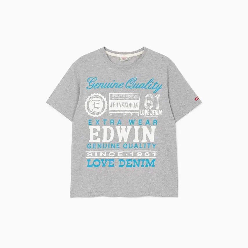 [BUNJANG] EDWIN Cotton 100% Printed T-Shirt - Men / EDWIN 에드윈 코튼 100% 프린팅 티셔츠 - Men (6314)