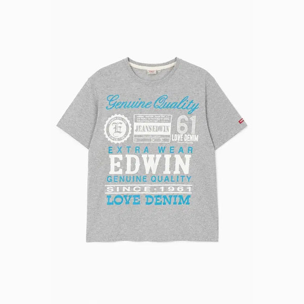 [BUNJANG] EDWIN Cotton 100% Printed T-Shirt - Men / EDWIN 에드윈 코튼 100% 프린팅 티셔츠 - Men (6314)