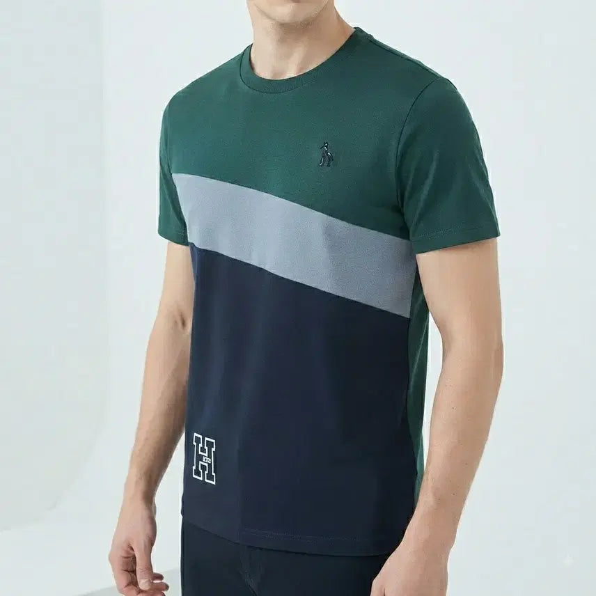 [BUNJANG] Hazzys Round Neck Short Sleeve T-Shirt Size 100 / [100[헤지스 반팔 라운드티