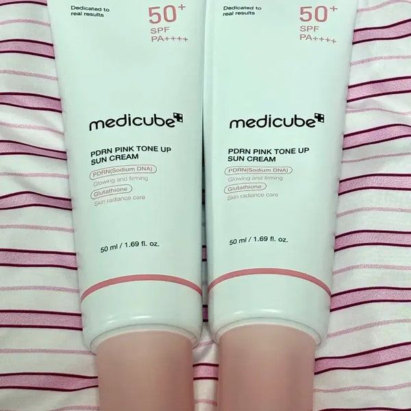 [BUNJANG] Medi-Cube PDRN Pink Tone-Up Sun Cream / 메디큐브 피디알엔 핑크 톤업 선크림