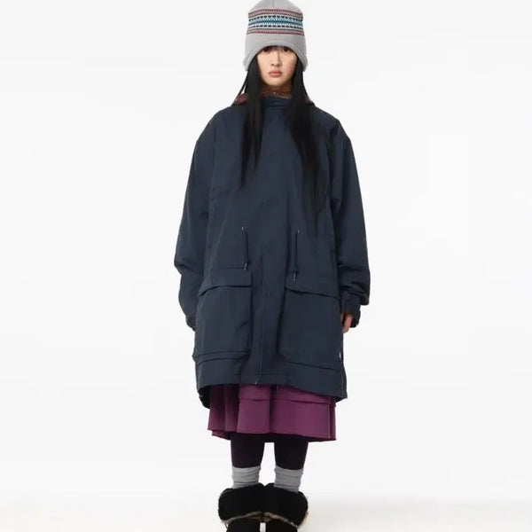 [BUNJANG] COYSEIO 26FW Washed Military Jacket Navy / COYSEIO 코이세이오 26FW 야상 워싱 밀리터리 자켓 네이비