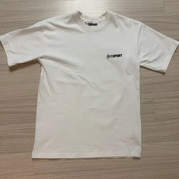 [BUNJANG] OperaSport White Short Sleeve T-Shirt / OperaSport 오페라 스포츠 화이트 반팔티