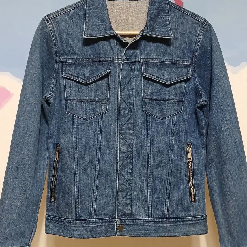 [BUNJANG] Songzio Men's Denim Jacket Blue Cotton Size 95 / (95) 송지오 남성 데님 청자켓