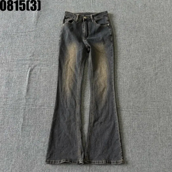 [BUNJANG] Grey Wash Bootcut Jeans XS / 부츠컷 청바지 그레이 워싱 xs 22 8/15