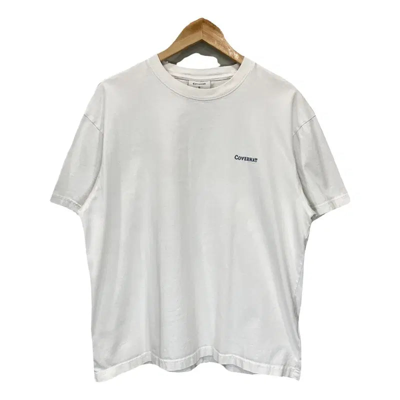 [BUNJANG] Covernat Small Logo Oversized T-Shirt (Sky Blue, XL) / A4010[COVERNAT] 커버낫반팔 티 XL