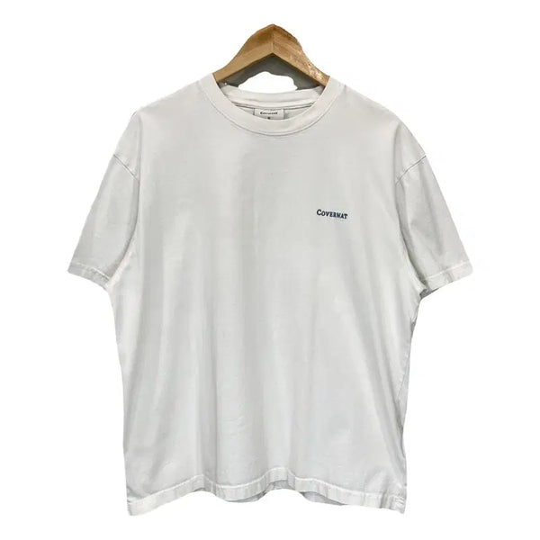 [BUNJANG] Covernat Small Logo Oversized T-Shirt (Sky Blue, XL) / A4010[COVERNAT] 커버낫반팔 티 XL