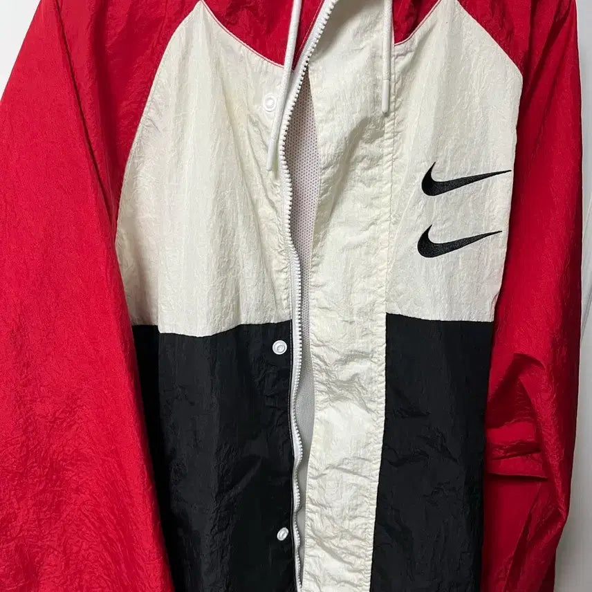 [BUNJANG] Nike Double Swoosh Windbreaker Red XL / 나이키 더블스우시 바람막이 레드