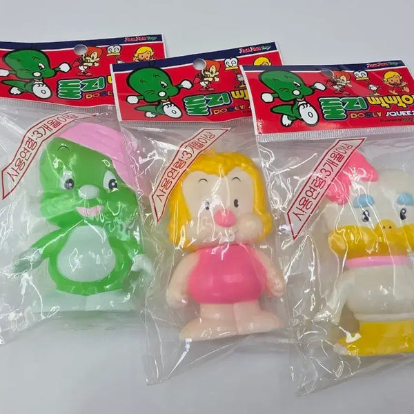 [BUNJANG] Dooly Squeaker 3-Piece Set / 둘이 삑삑이 3종 세트