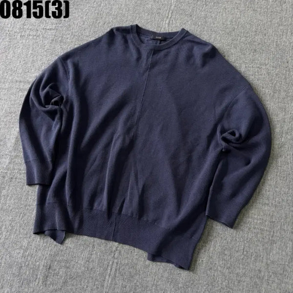 [BUNJANG] System Navy Roundneck Knit / 시스템 System 네이비 라운드넥 니트 F 8/15