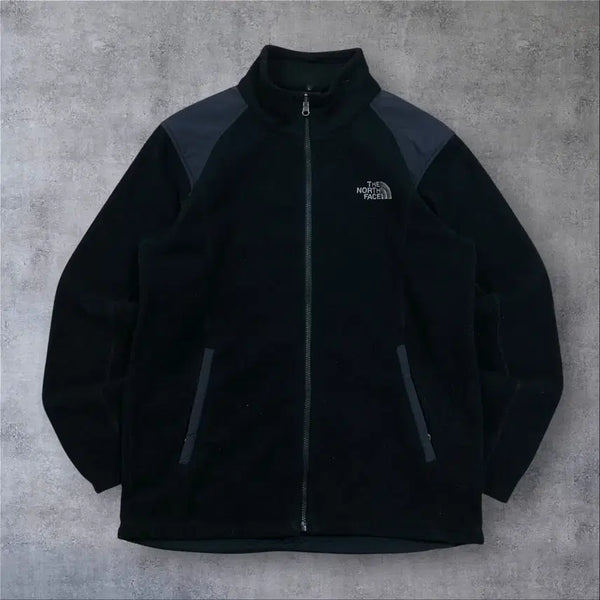 [BUNJANG] The North Face Small Logo Black Fleece Jacket L / 노스페이스 스몰 로고 블랙 플리스 자켓