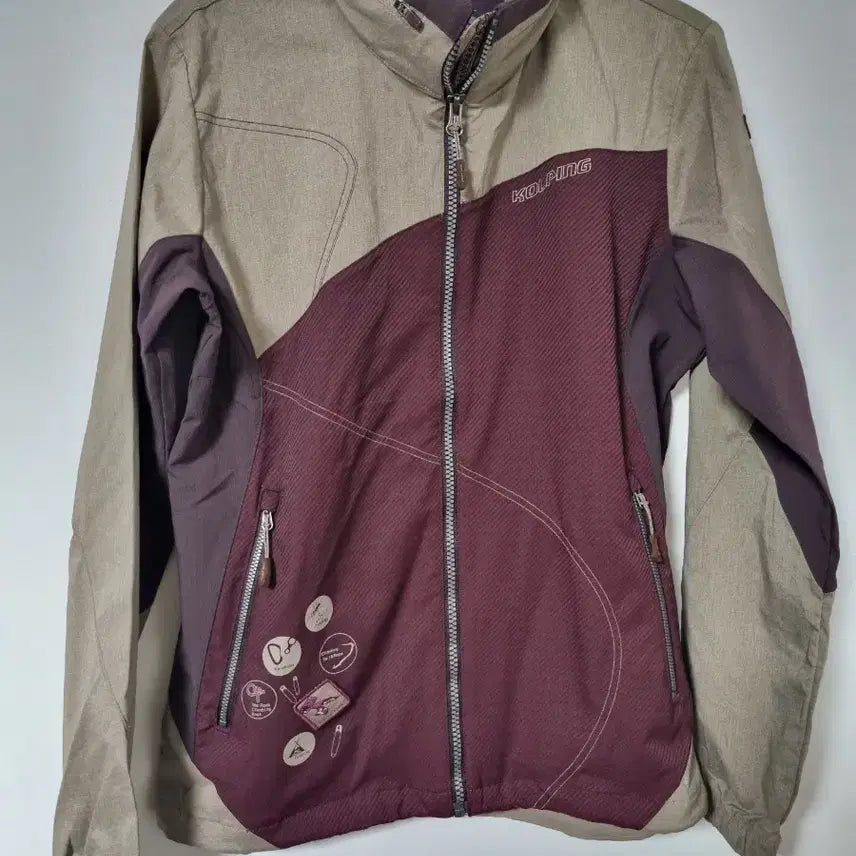 [BUNJANG] Kolping Women's Hiking Jacket Khaki/Burgundy Size 95 / 콜핑 여성 자켓 카키/버건디95
