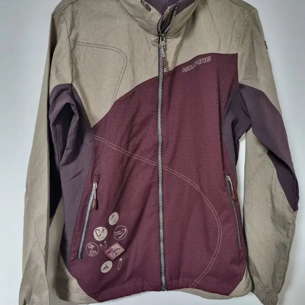 [BUNJANG] Kolping Women's Hiking Jacket Khaki/Burgundy Size 95 / 콜핑 여성 자켓 카키/버건디95