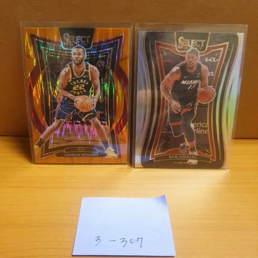 [BUNJANG] Panini Select Miami Basketball Card Orange Wave & Silver Prism / 파니니 셀렉트 마이애미 농구카드