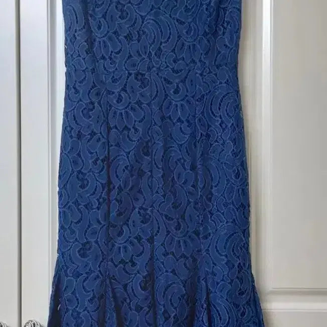 [BUNJANG] Nymphe Hans-style Mermaid Lace Dress / 님프 한스스타일 머메이드레이스원피스 55 시착외새상품 블루레이스원피스