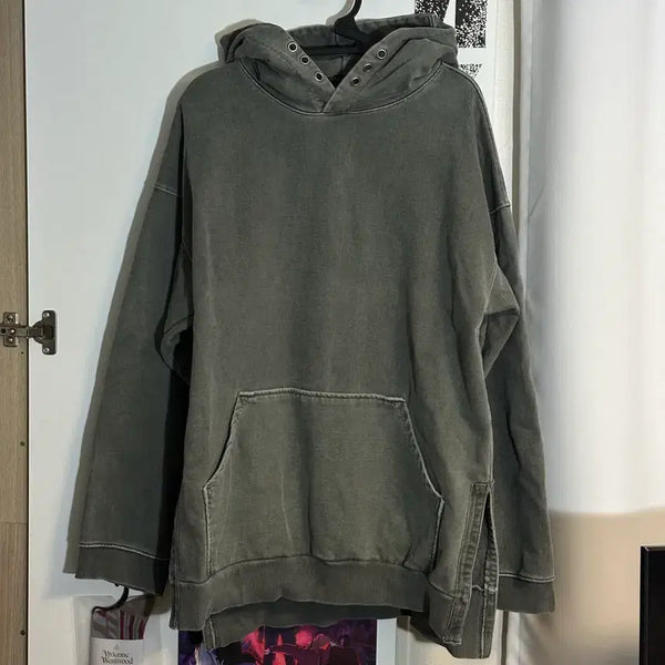 [BUNJANG] Attention로우 Pigment Hoodie Grey Size 1 / 어텐션로우 피그먼트 후드티 그레이 1 사이즈
