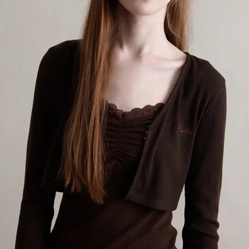 [BUNJANG] HETIT Lace Wool Tank Top / 헤티(HETIT) 레이스 울 탱크탑 (사진 있음)