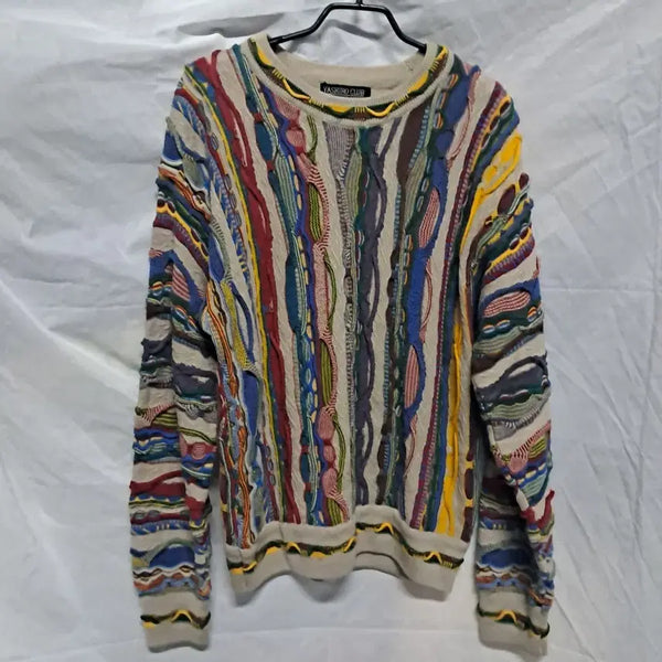 [BUNJANG] Yashiro Club Multicolor Knit / 야시로 클럽 니트 멀티 컬러