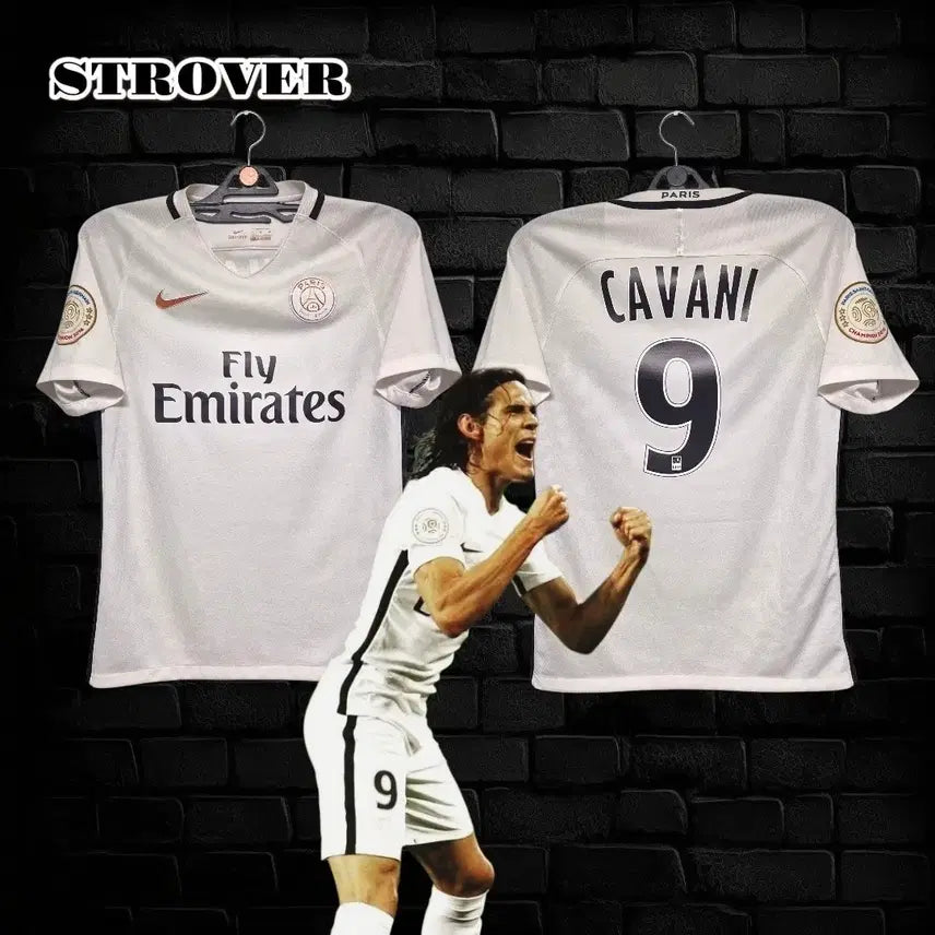 [BUNJANG] Paris Saint-Germain 2016-2017 Edinson Cavani Third Short Sleeve Jersey Size S / 16/17 PSG 카바니 S