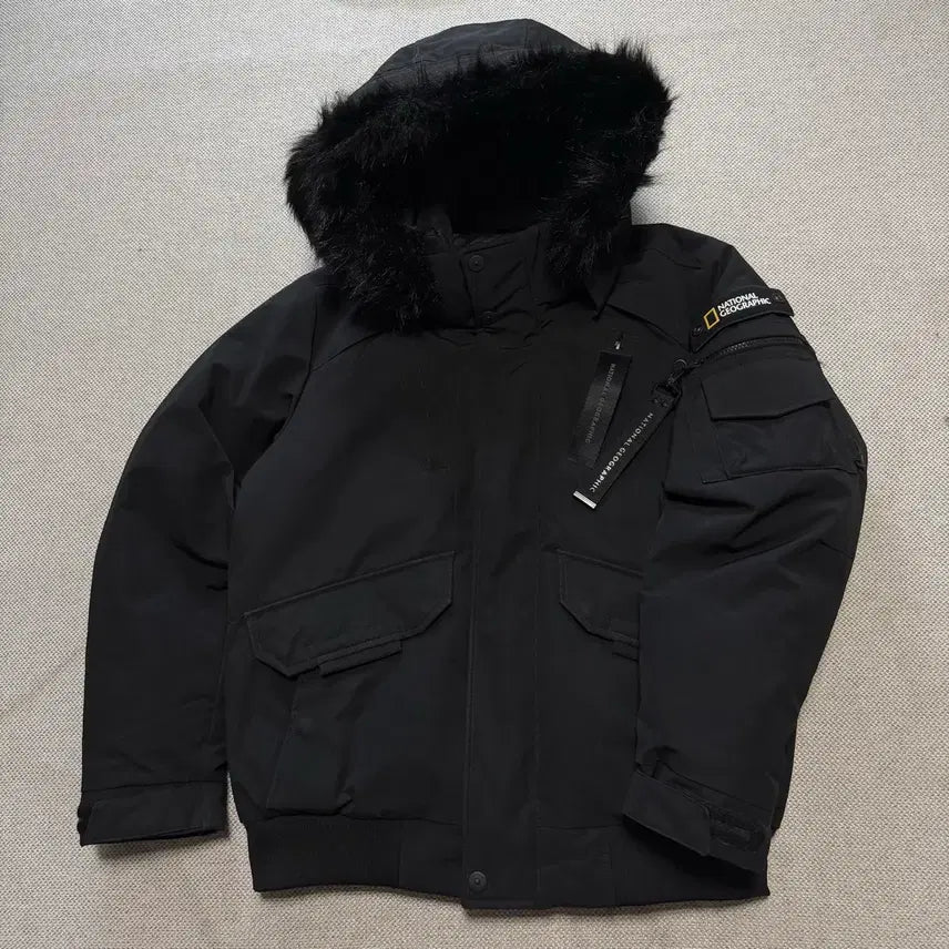 [BUNJANG] National Geographic Taruga Fur Trimming Hooded Down Padding Jacket / 내셔널지오그래픽 타루가 퍼 트리밍 후디 다운 패딩 자켓