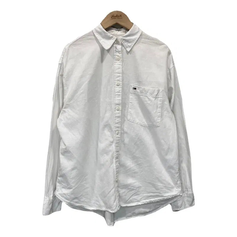 [BUNJANG] Tommy Hilfiger White Cotton Shirt XXS / A4017 타미힐피거 화이트셔츠 XXS