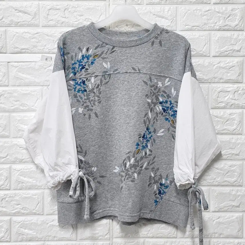 [BUNJANG] DKNY Grey Blouse D634 / Free 도나카란 DKNY 그레이 블라우스 D634